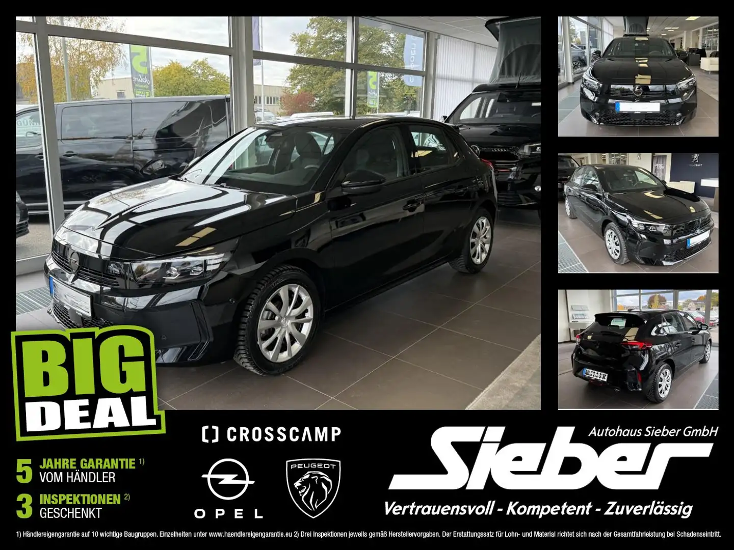 Opel Corsa F 1.2 Turbo GS ACC AUT Facelift Kam. LED Schwarz - 1