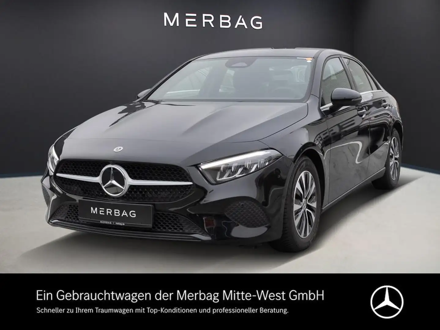Mercedes-Benz A 180 d Limousine SpurW W-Paket ParkAss. LED LM Noir - 1