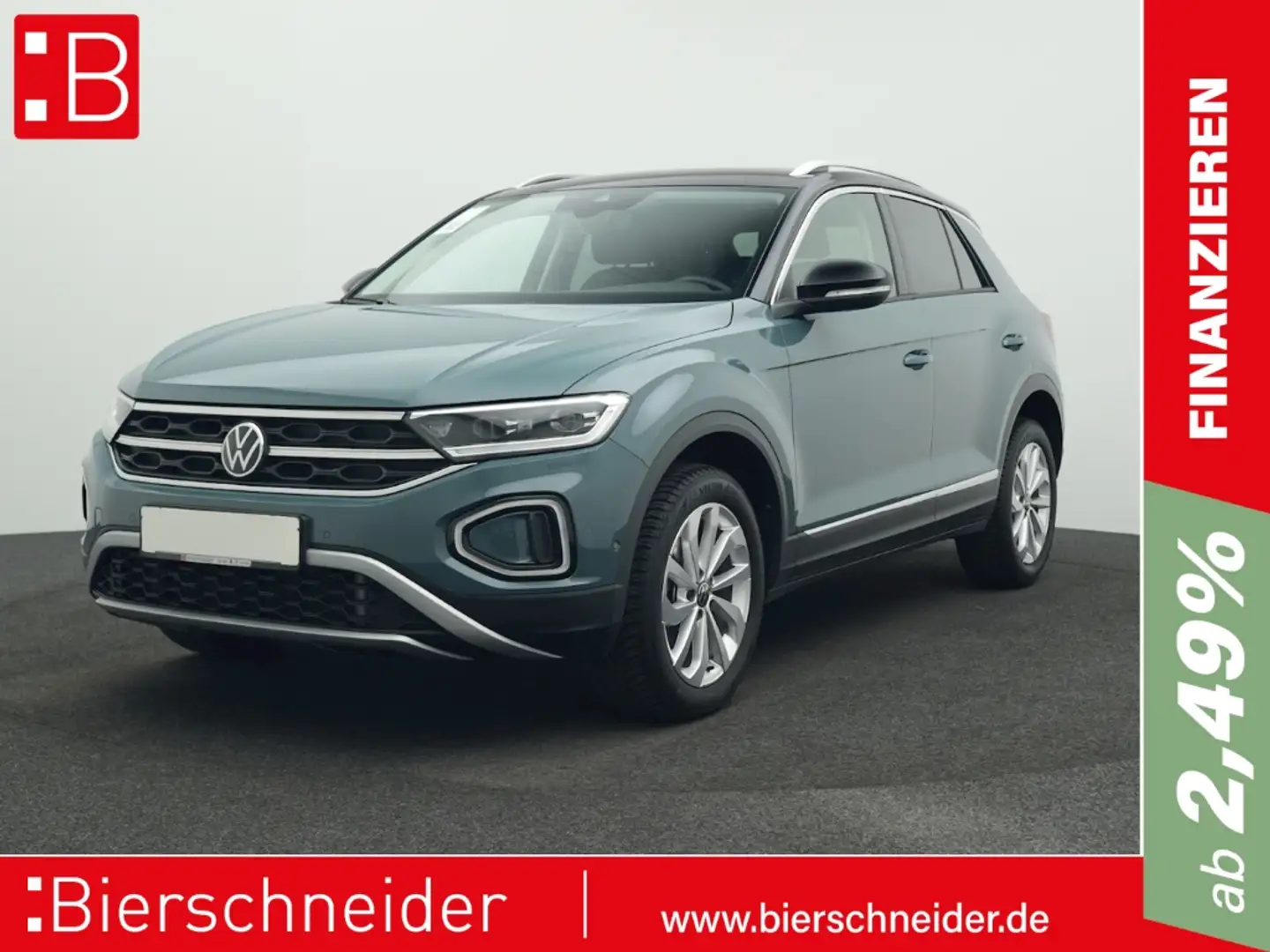 Volkswagen T-Roc 1.5 TSI DSG Style AHK NAVI ACC LED+ Blau - 1