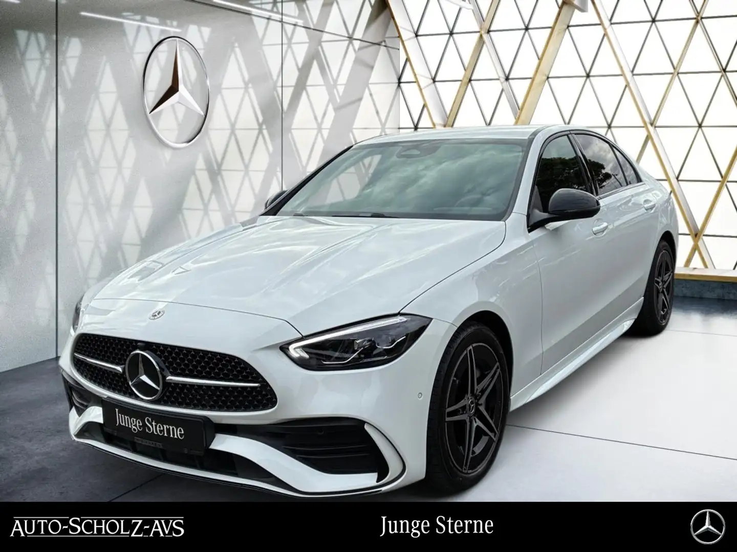 Mercedes-Benz C 180 AMG Night*Memory*LenkradHz*Kamera*CarPlay* Weiß - 1