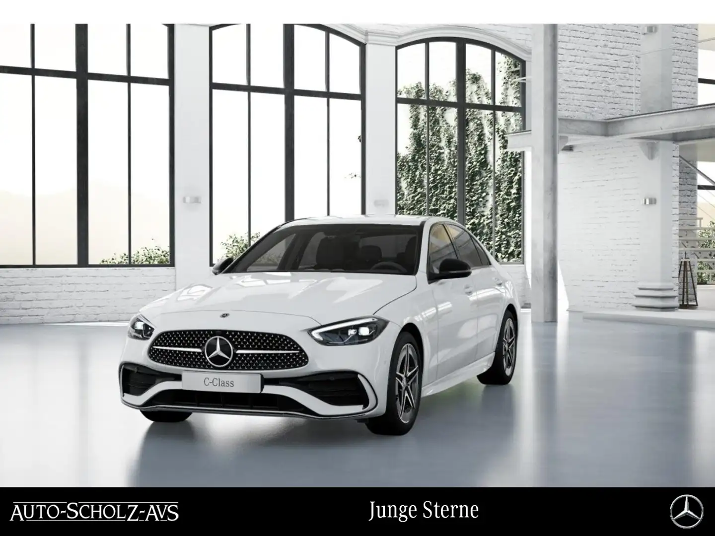 Mercedes-Benz C 180 AMG Night*Memory*LenkradHz*Kamera*CarPlay* Weiß - 1