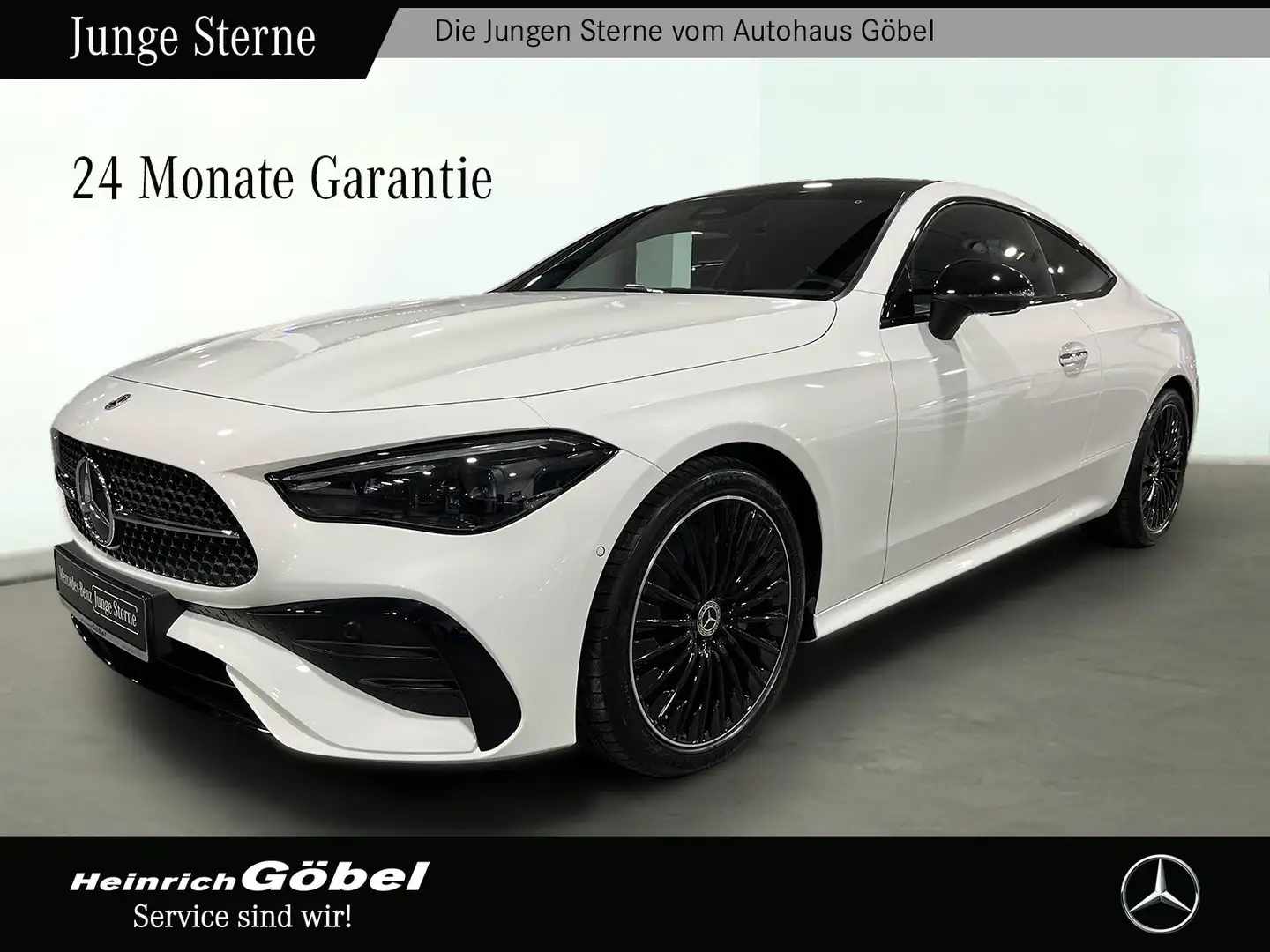 Mercedes-Benz CLE 300 4M AMG+PANO+NIGHT+360°+BURMESTER+DIGITAL Blanc - 1