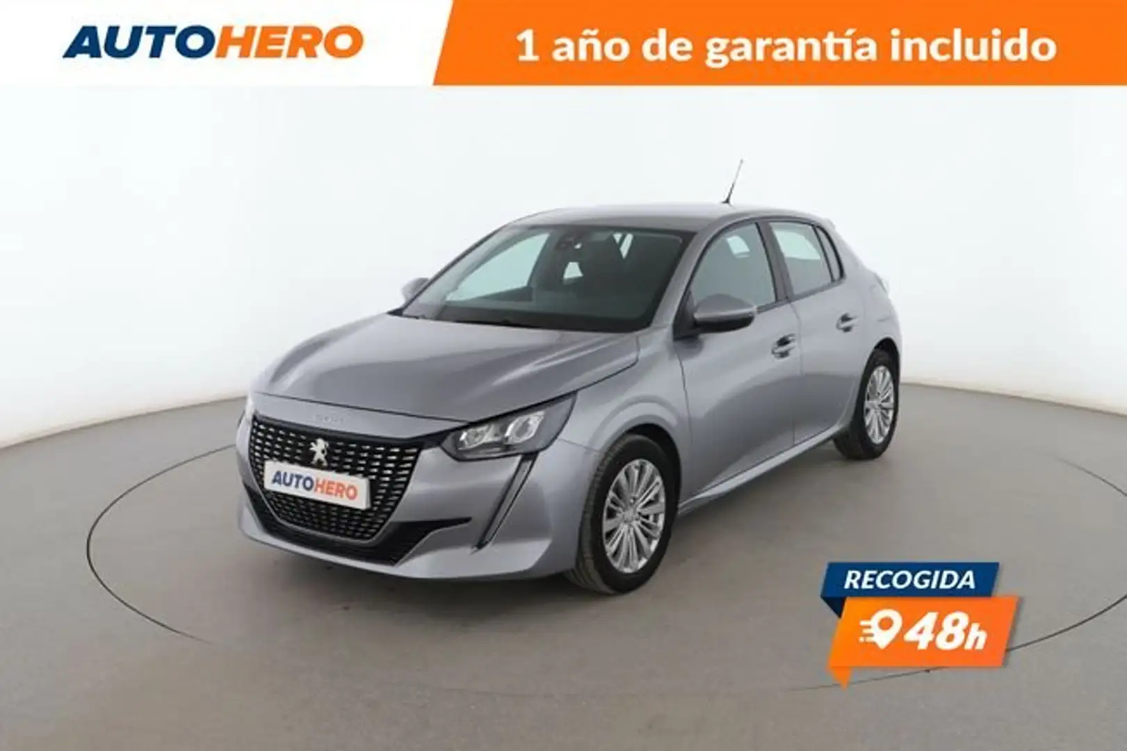 Peugeot 208 1.2 Puretech S&S Active 100 Gris - 1
