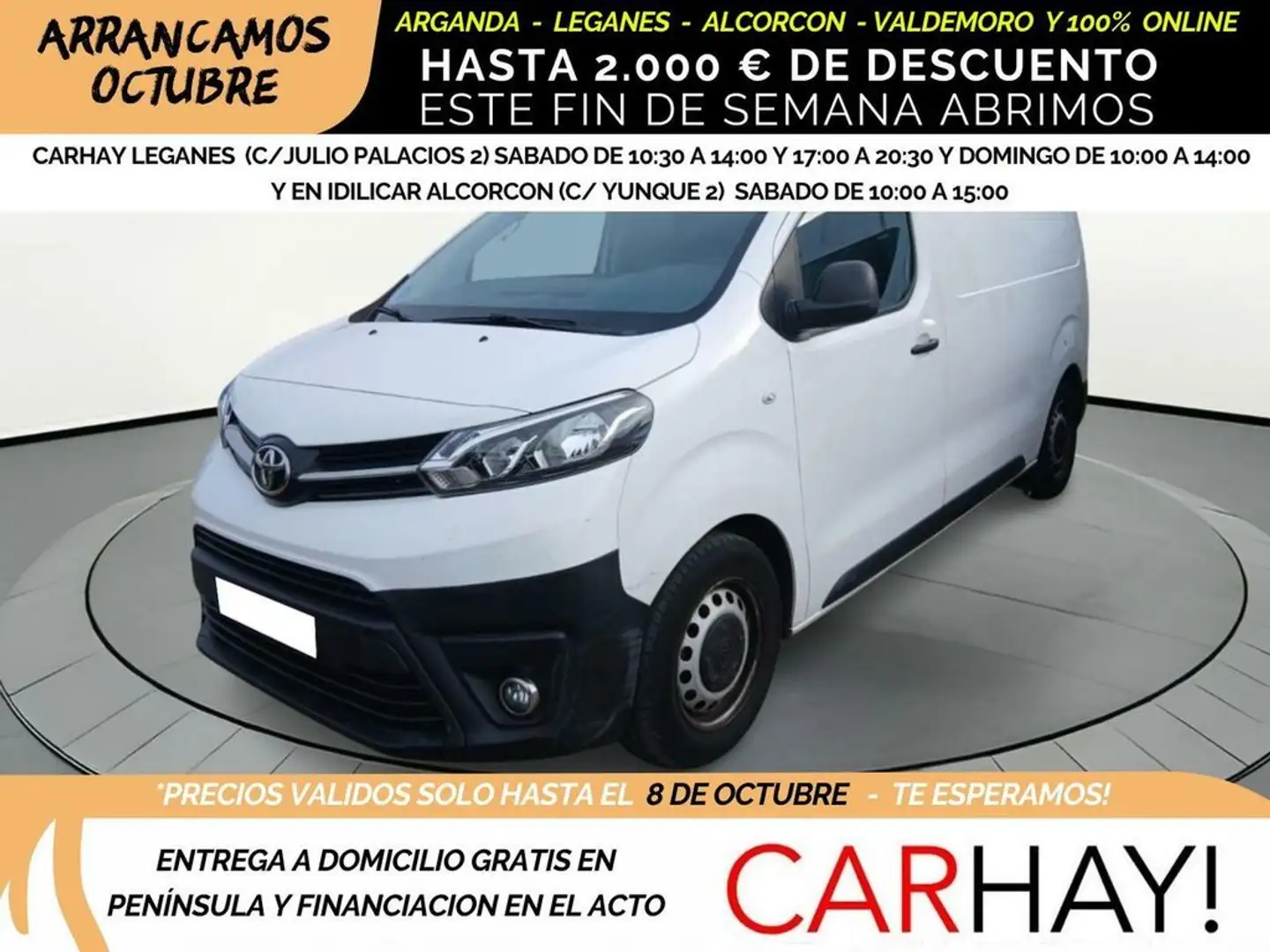 Toyota Proace FURGÓN 1.5D 100CV GX 1PL 2PT L1 Blanc - 1