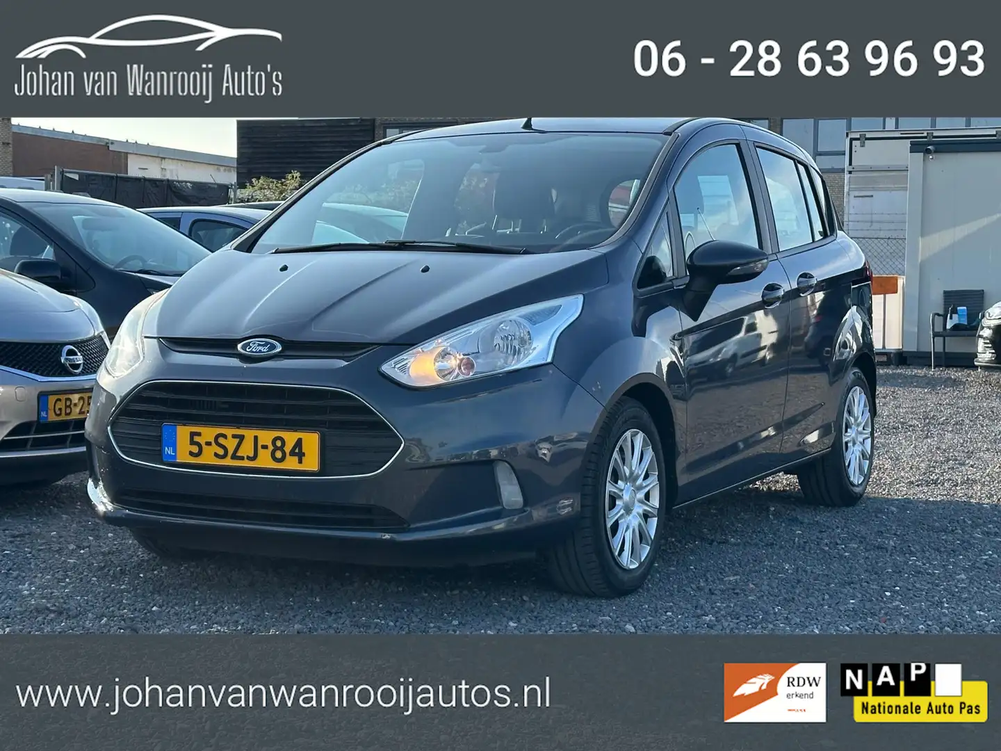 Ford B-Max 1.0 EcoBoost Style/AIRCO/NAVI Gris - 1