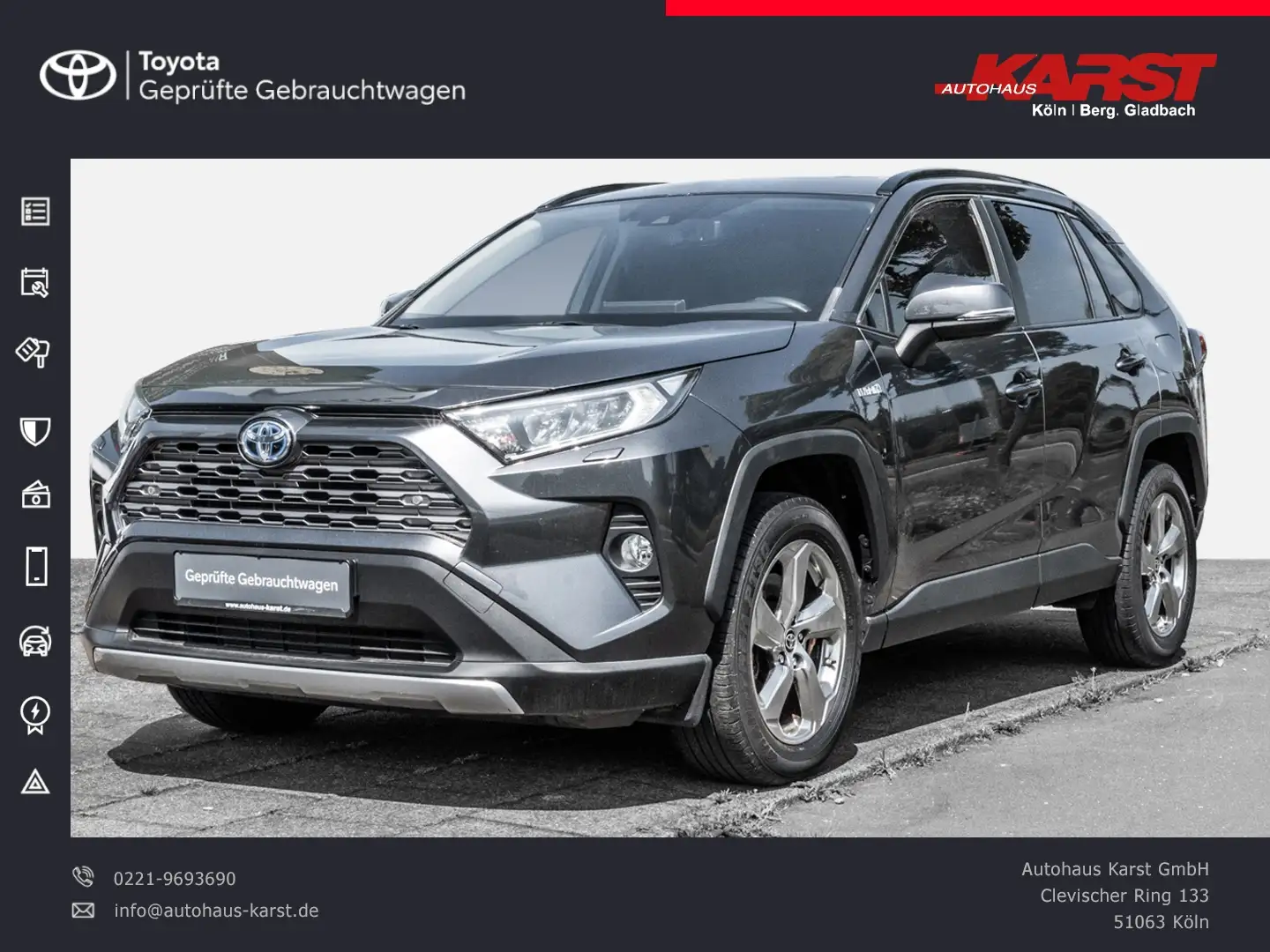 Toyota RAV 4 RAV4 Hybrid Grey - 1