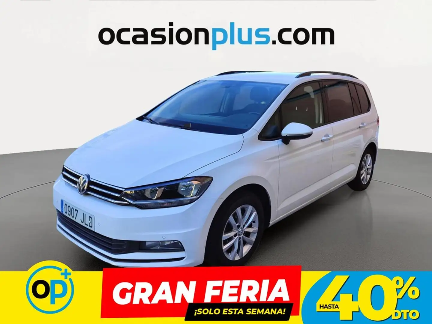 Volkswagen Touran 1.6TDI CR BMT Advance DSG 81kW Blanco - 1
