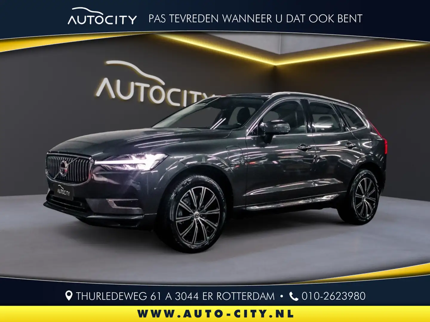 Volvo XC60 XC 60 T8 AWD Inscription Trekhaak l Pano l Leder l Grijs - 1