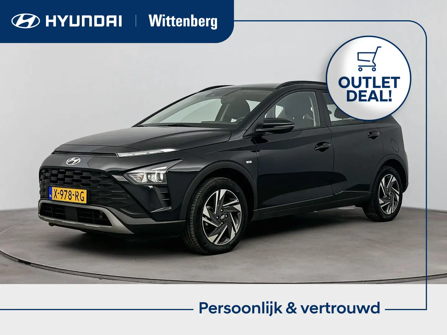 Hyundai BAYON 1.0 T-GDI COMFORT SMART | OUTLETDEAL!!! | NAVI | C Zwart - 1