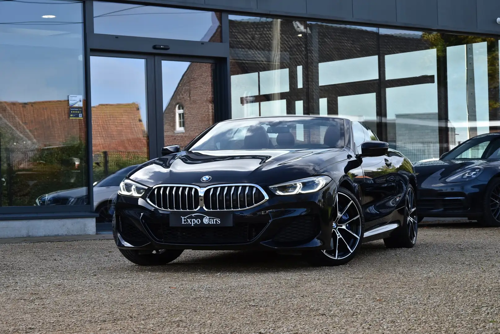 BMW 840 840i Cabrio*M PAKKET*SOFTE CLOSE*CAMERA*MEMORY Zwart - 1