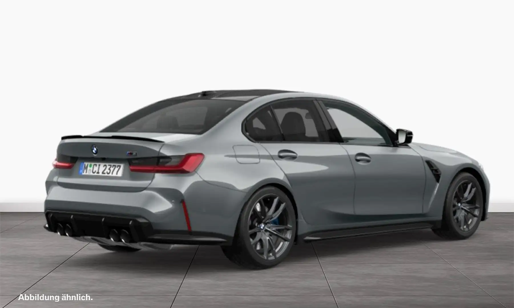 BMW M3 Competition DrivAss+/ParkAss+/LivePro/Head-Up/Driv Gris - 2