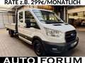 Ford Transit 2.0 TDCi L4 DoKa PRITSCHE 7STZ AHK 3,5t Blanc - thumbnail 1