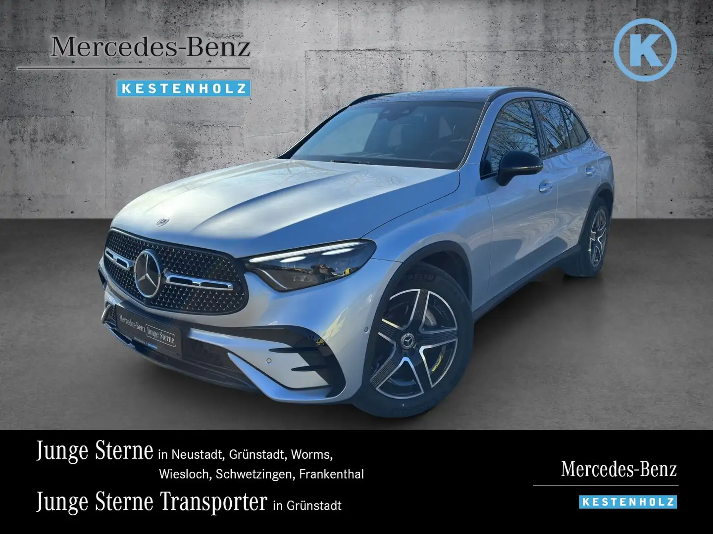 Mercedes-Benz GLC 450 GLC 450 d 4M AMG+DISTRO+PANO+AHK+BURME+MEMO+360° Silber - 1