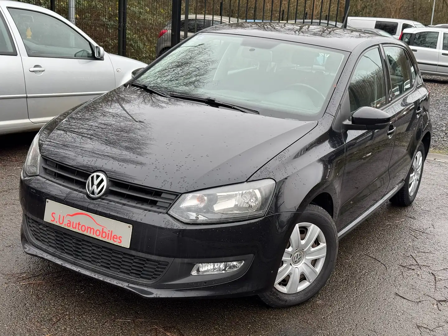 Volkswagen Polo 1.2i Trendline 5 Portes/ Clim/ GAR 12M Noir - 1