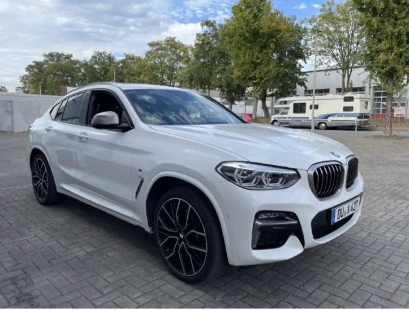 BMW X4 M M40 d Blanc - 1
