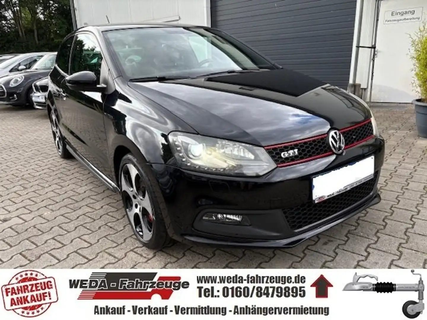 Volkswagen Polo GTI - lückenl. Scheckheft - TÜV/AU NEU Schwarz - 1