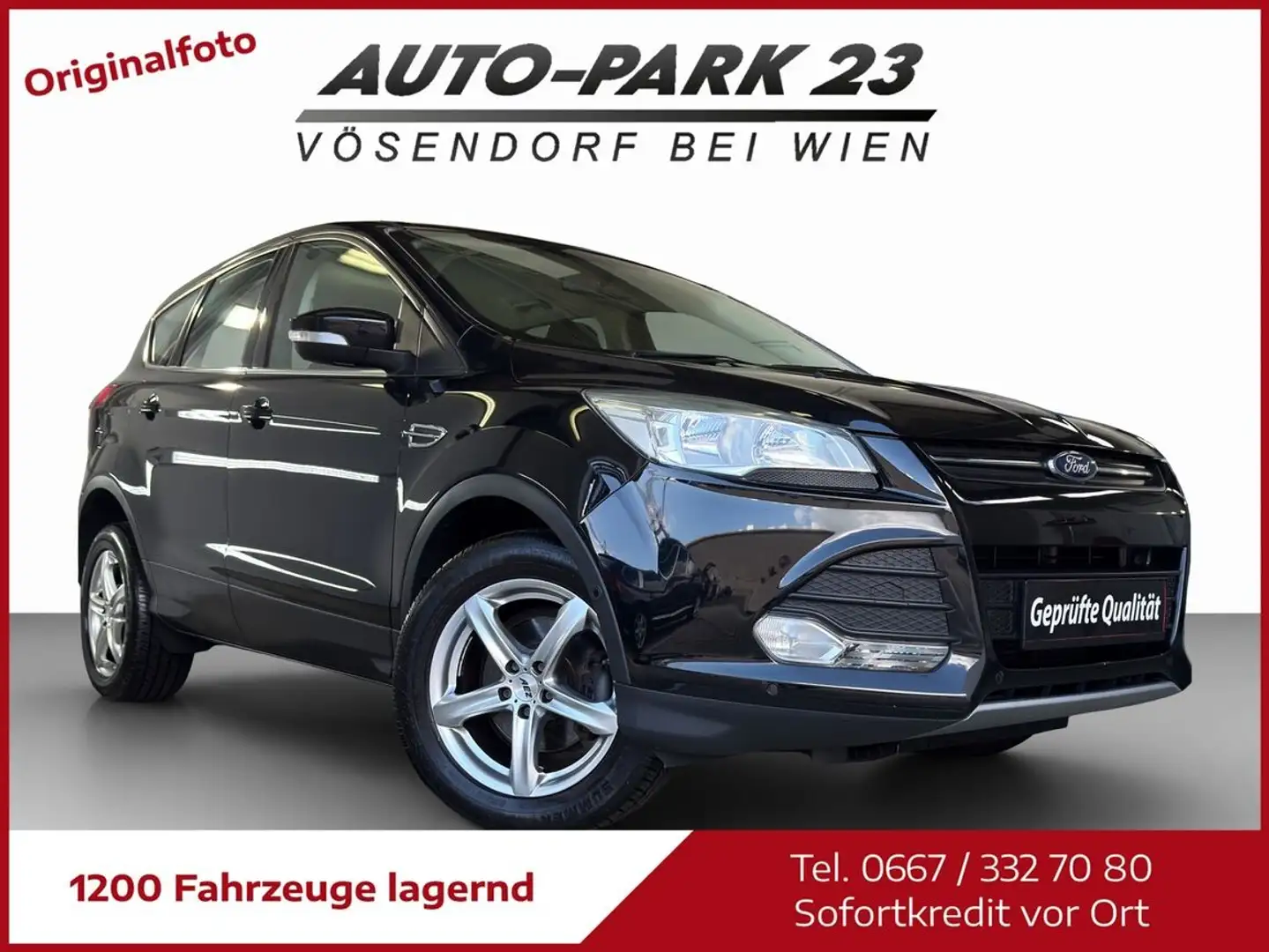 Ford Kuga 1,6 **150PS**NUR 85.000KM*MOD2015 Schwarz - 1