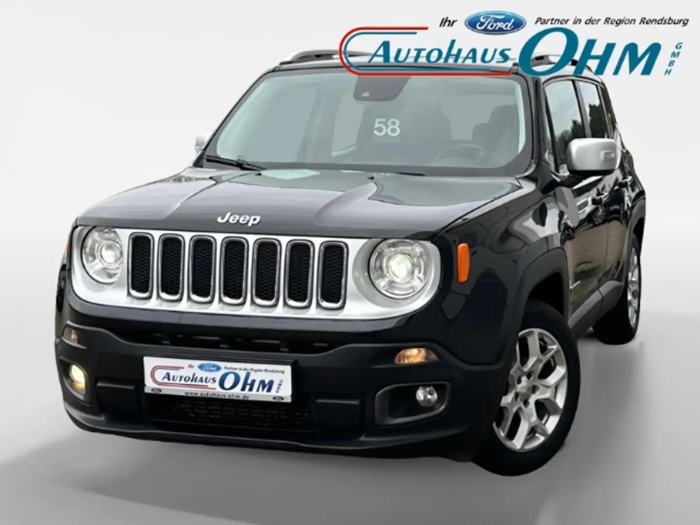 Jeep Renegade Limited FWD 1.4 MultiAir - Navi - PDC - Zwart - 2
