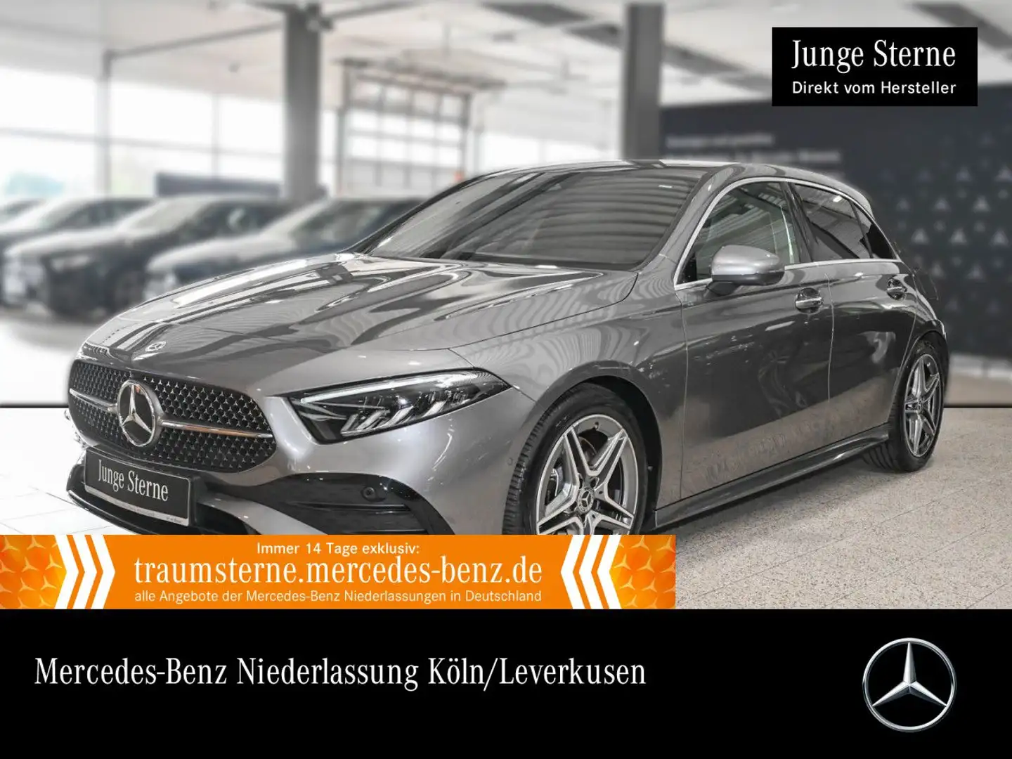 Mercedes-Benz A 250 4M AMG+360°+AHK+LED+TOTW+KEYLESS+8G Gris - 1