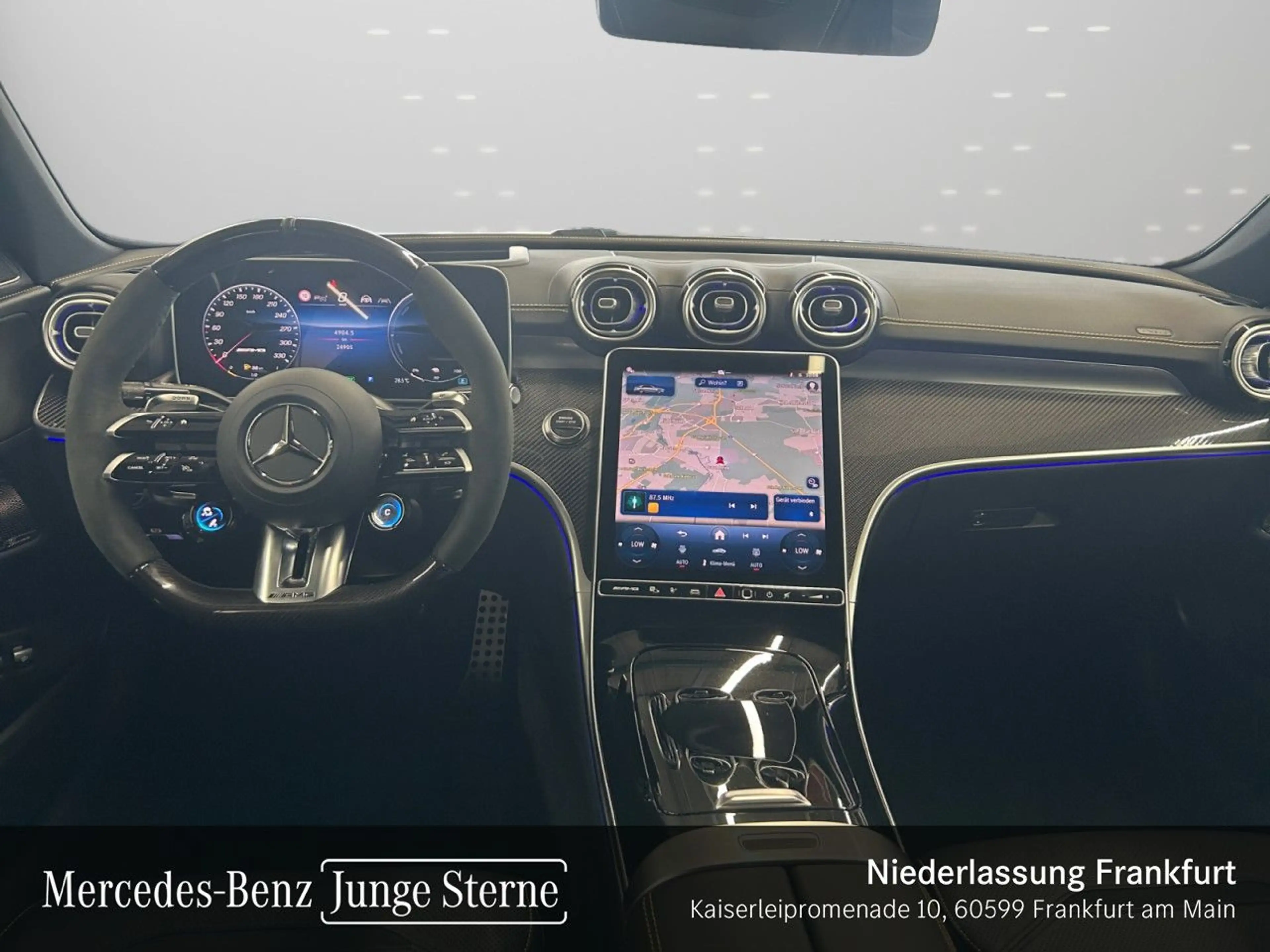 Mercedes-Benz C 63 AMG C 63 S E NIGHT+DRIVERS+PANO+BURMESTER+CARBON+9G — photo 13