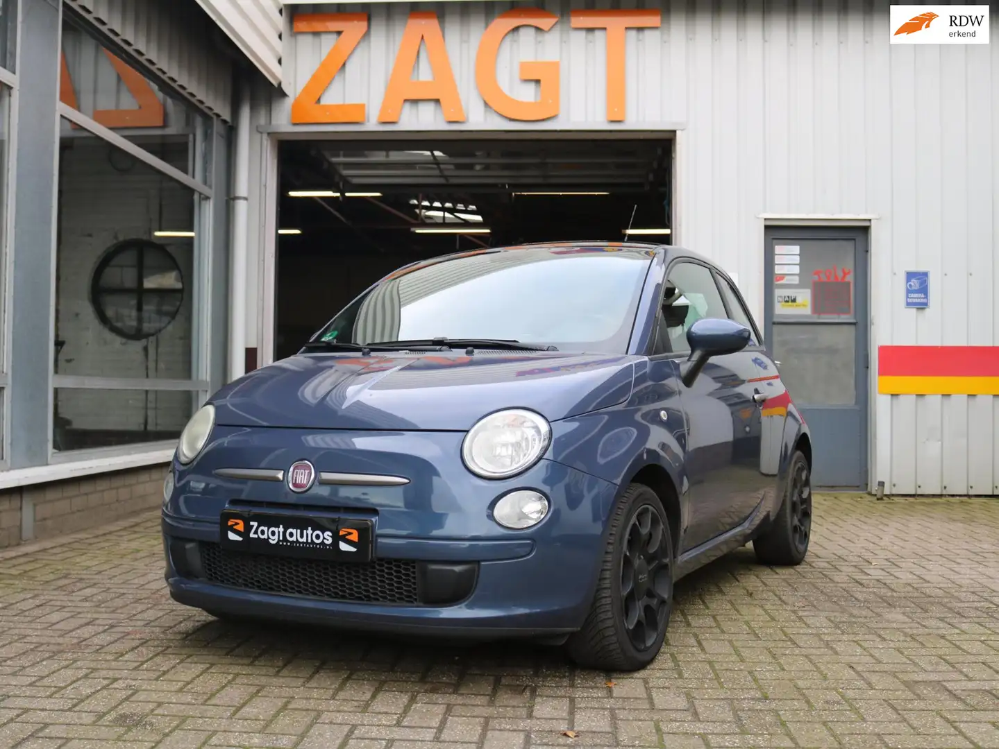 Fiat 500 0.9 TwinAir Blauw - 1