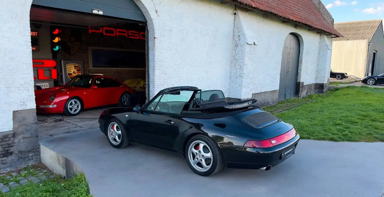 Porsche 993 Carrera 2 Cabriolet Schwarzmetallic L744, foto 6