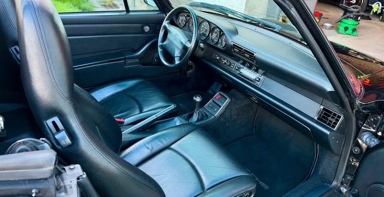 Porsche 993 Carrera 2 Cabriolet Schwarzmetallic L744, foto 8