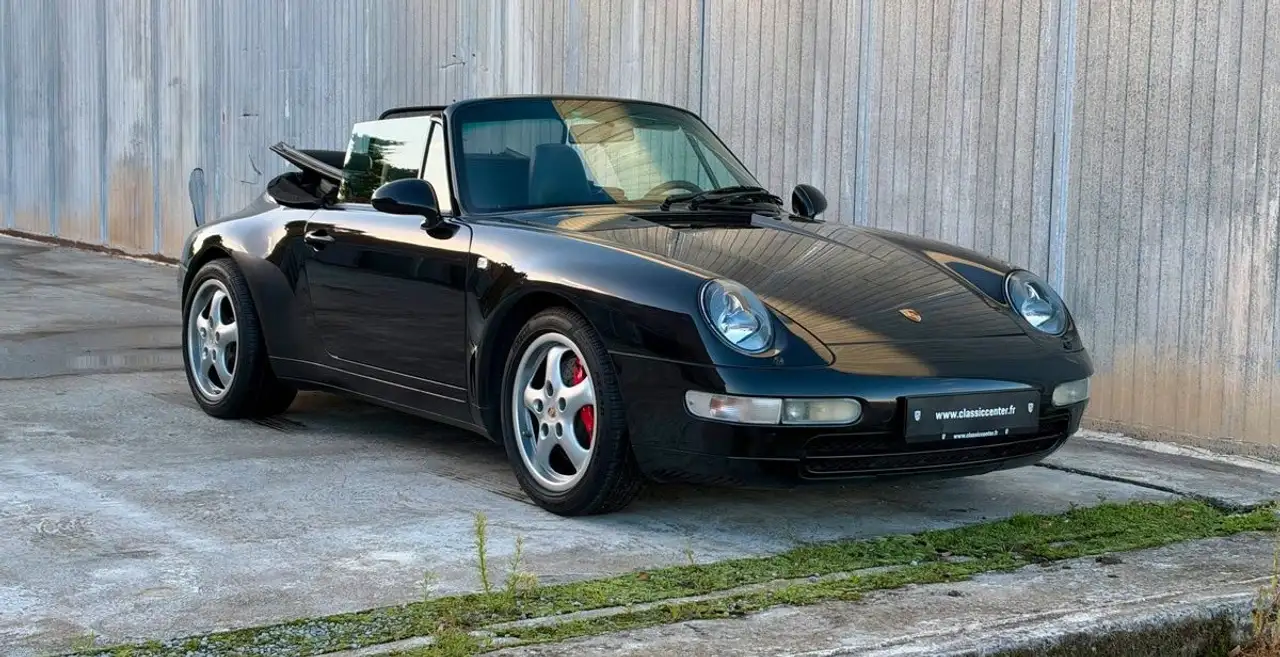Porsche 993 Carrera 2 Cabriolet Schwarzmetallic L744, foto 2