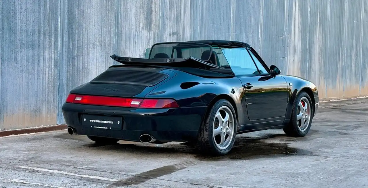 Porsche 993 Carrera 2 Cabriolet Schwarzmetallic L744, foto 3