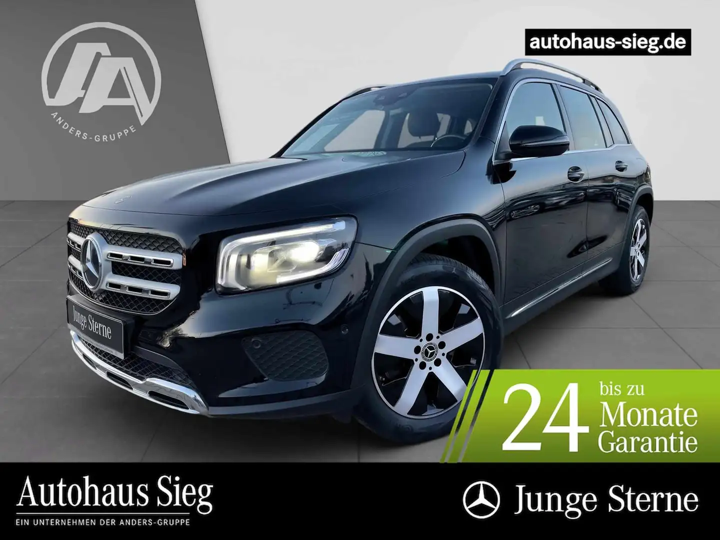 Mercedes-Benz GLB 220 d 4M Progressive+MBUX+SHZ+LED+Kamera+AHK Schwarz - 1