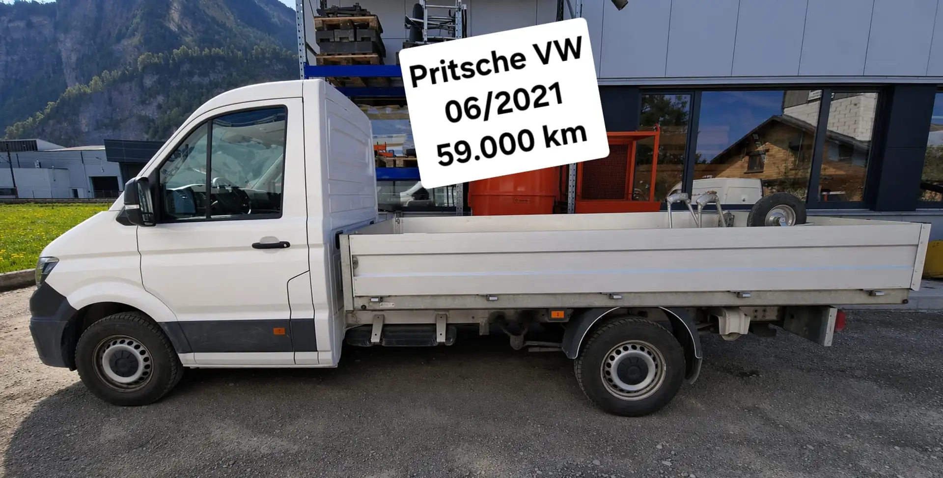 Volkswagen Crafter Crafter 35 2.0 TDI Pritsche L2 FWD Weiß - 1