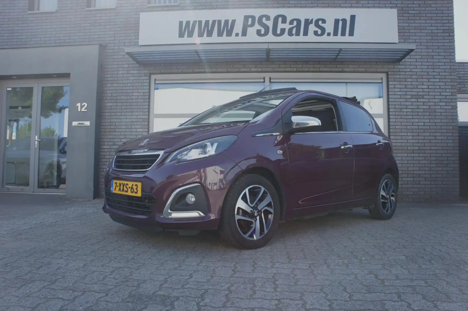 Peugeot 108 1.0 VTi **lage km** Airco|Cabrio- Vouwdak|Velgen Mauve - 2