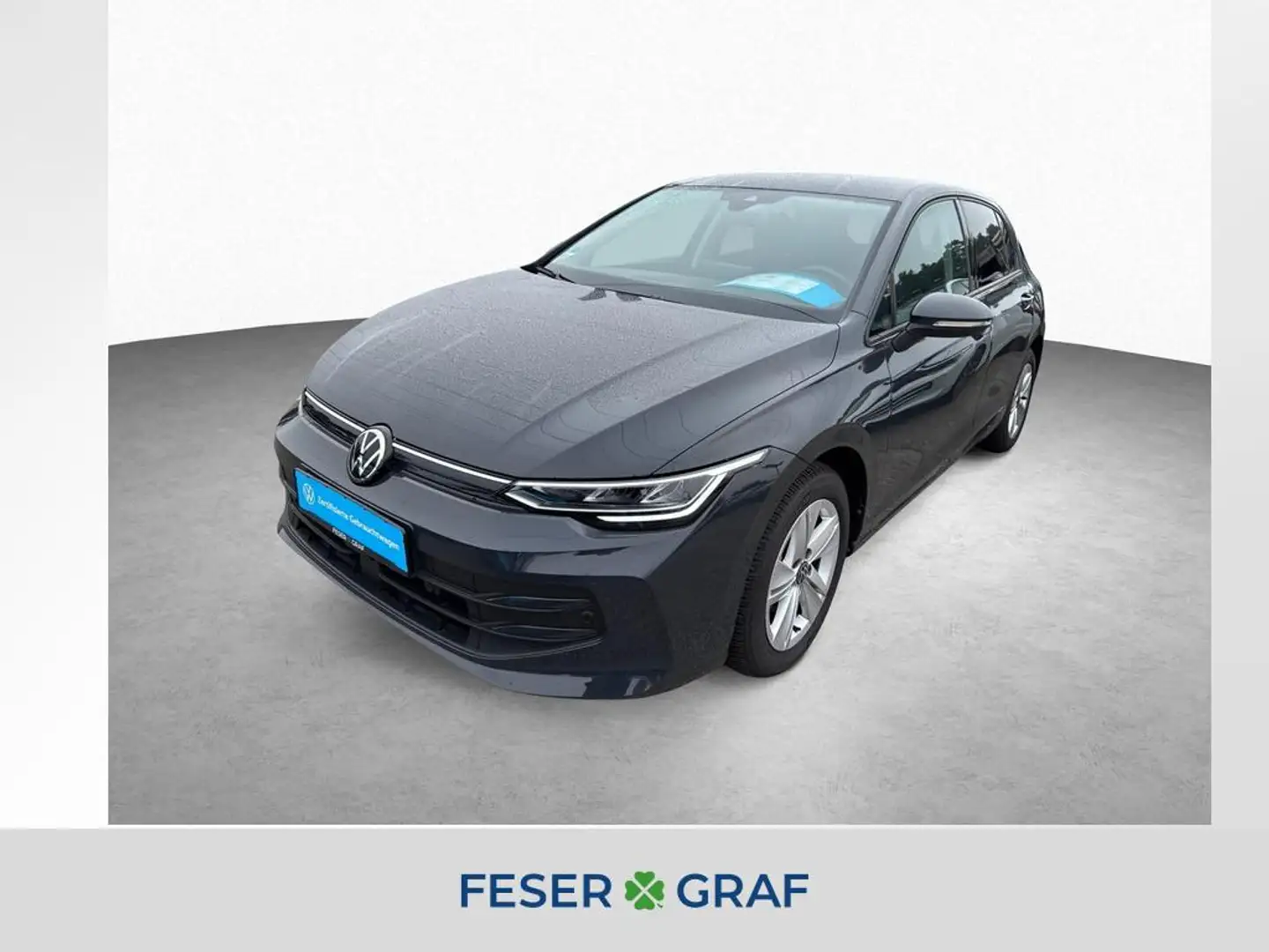 Volkswagen Golf VIII 1.5 eTSI DSG Life KAM HUD NAVI LED APP Grijs - 1