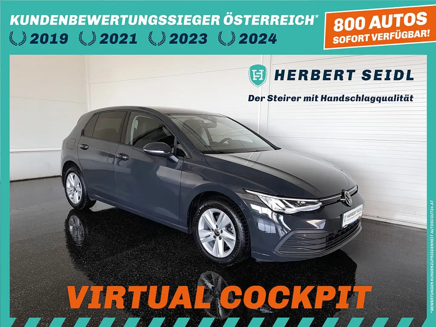Volkswagen Golf VIII LIFE 2,0 TDI *LED MIT FERNLICHTASSIST / NA... Grau - 1