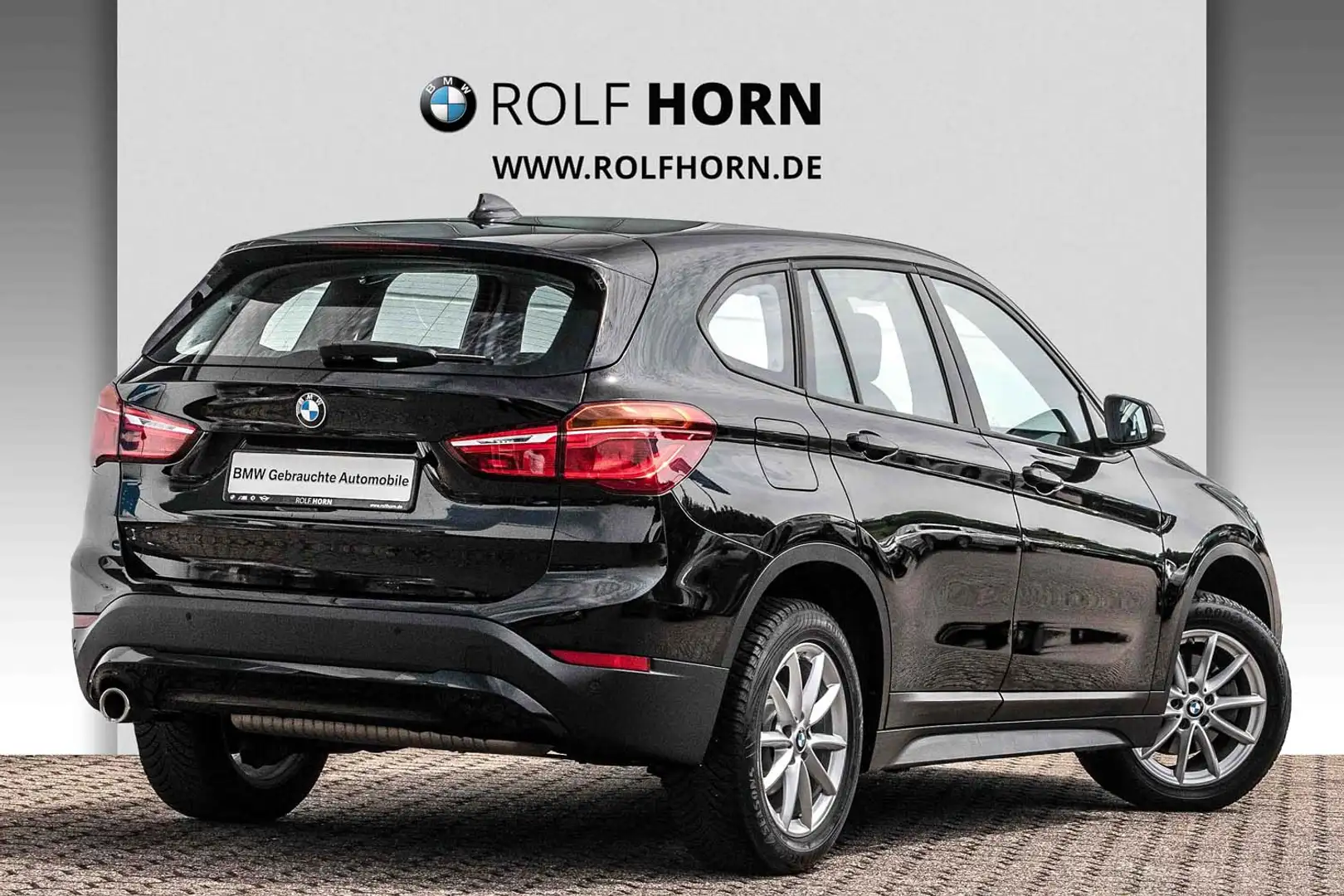 BMW X1 sDrive18i Advantage Autom Navi SHZ Klima PDC Noir - 2