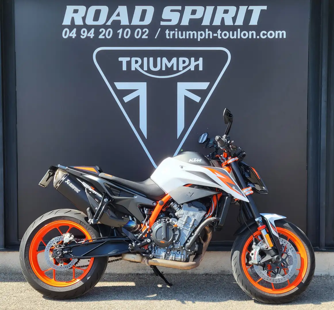 KTM 890 Duke R Blanc - 1