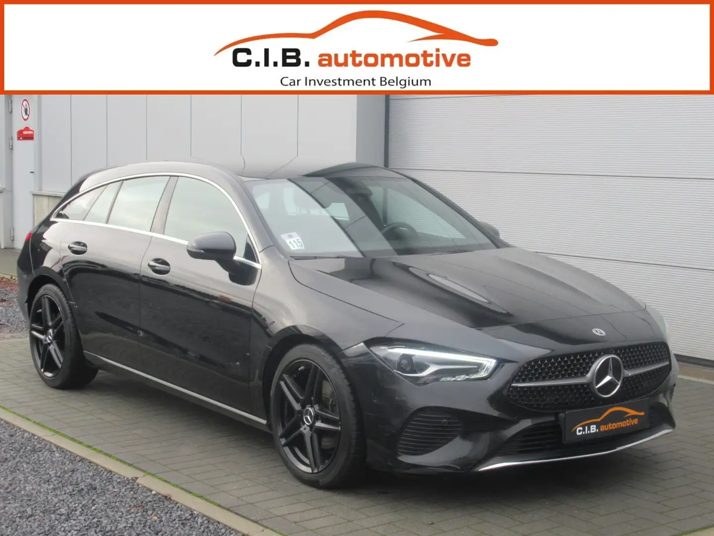 Mercedes-Benz CLA 180 d SB Aut. / € 19.999 netto / Half Leder / Navi Schwarz - 1
