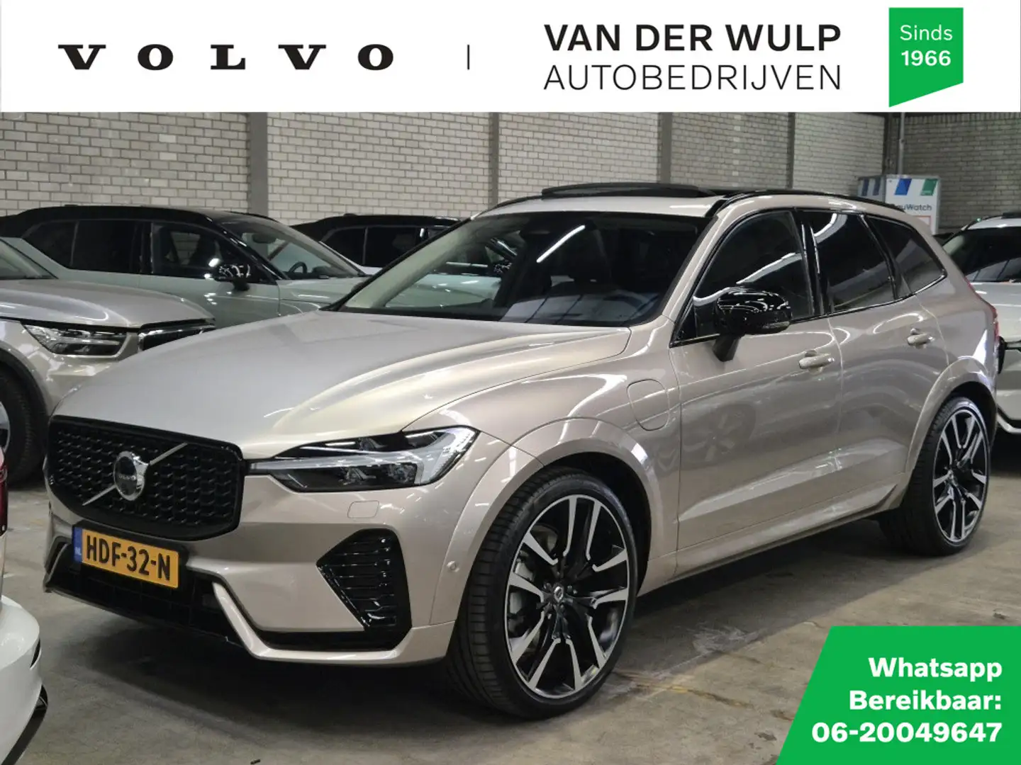 Volvo XC60 T8 455PK AWD Ultra Dark | Luchtvering | 22'' | Bow Grijs - 1