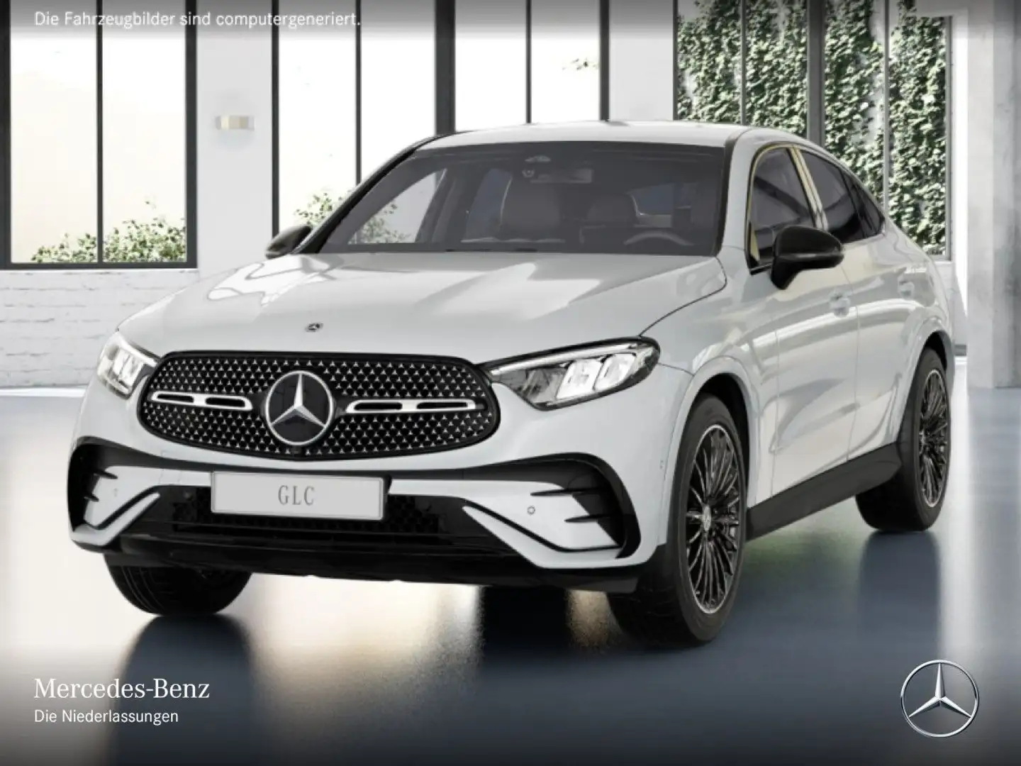 Mercedes-Benz GLC 300 4M AMG+NIGHT+LED+KAMERA+TOTW+KEYLESS+9G Weiß - 2