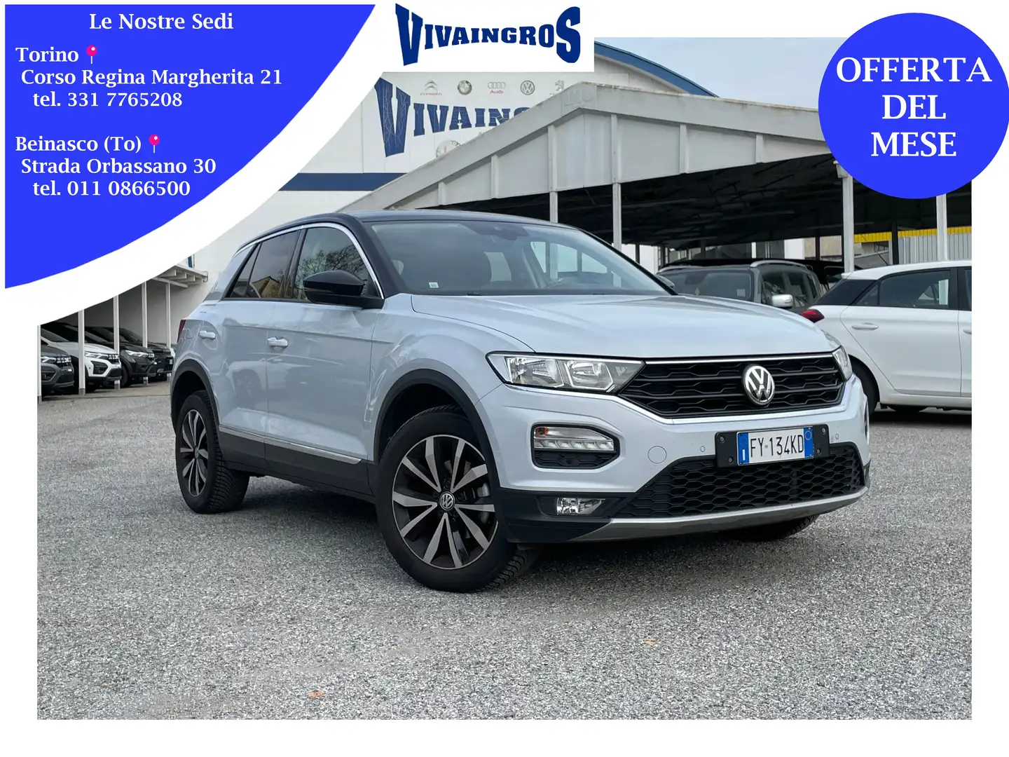 Volkswagen T-Roc 1.5 TSI 150CV Style Blanc - 1