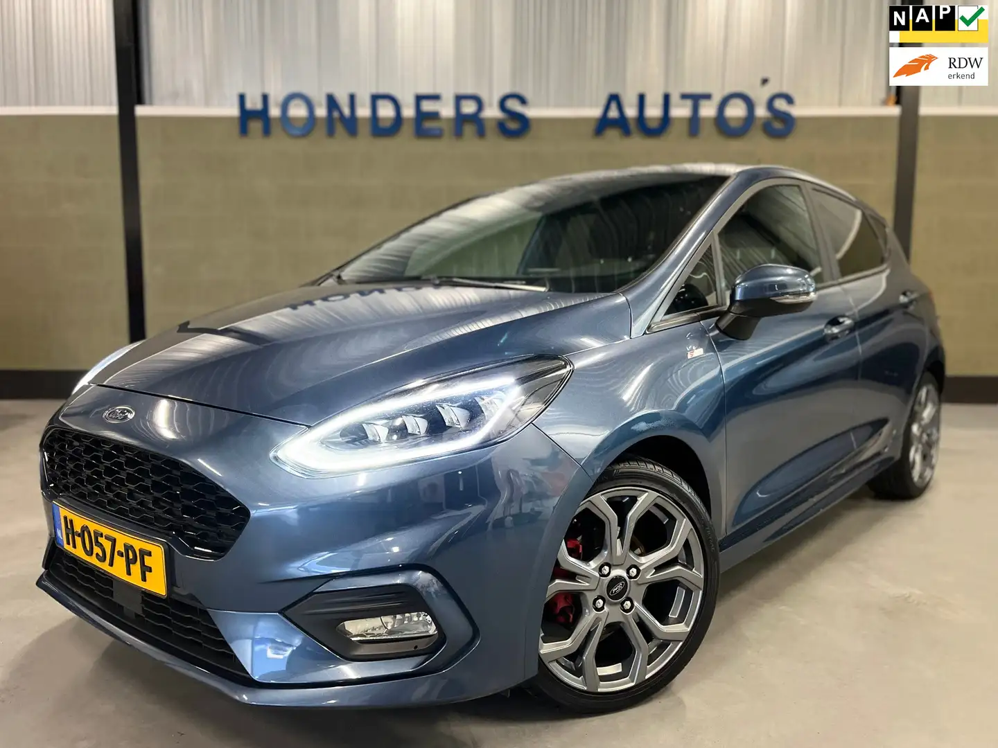 Ford Fiesta 1.0 EcoBoost ST-Line I WINTER-PACK I TREKHAAK I CA Bleu - 1