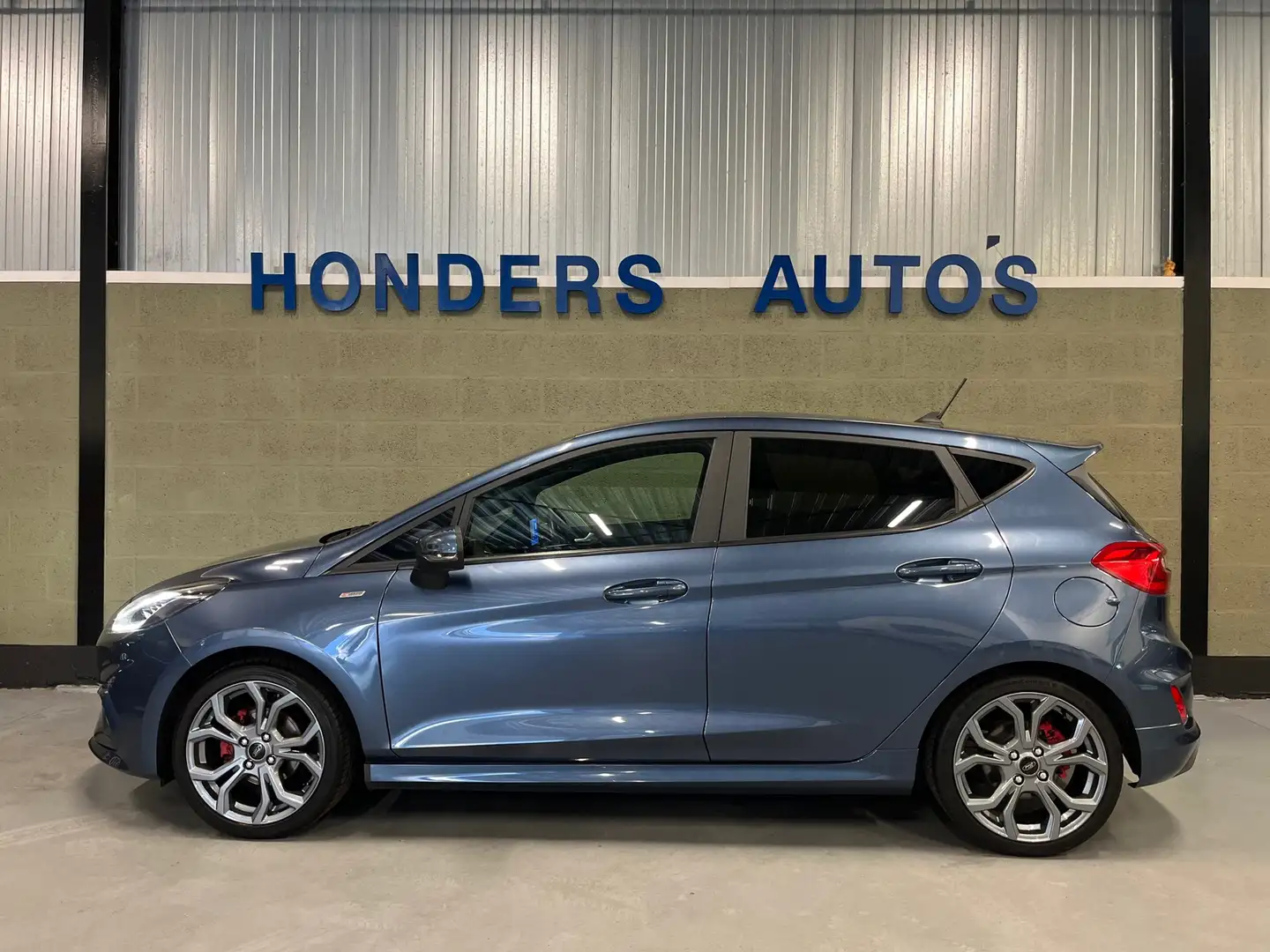Ford Fiesta 1.0 EcoBoost ST-Line I WINTER-PACK I TREKHAAK I CA Bleu - 2