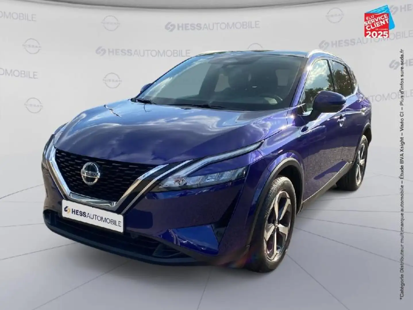 Nissan Qashqai 1.3 Mild Hybrid 140ch N-Connecta Tpano GPS Camera Bleu - 1