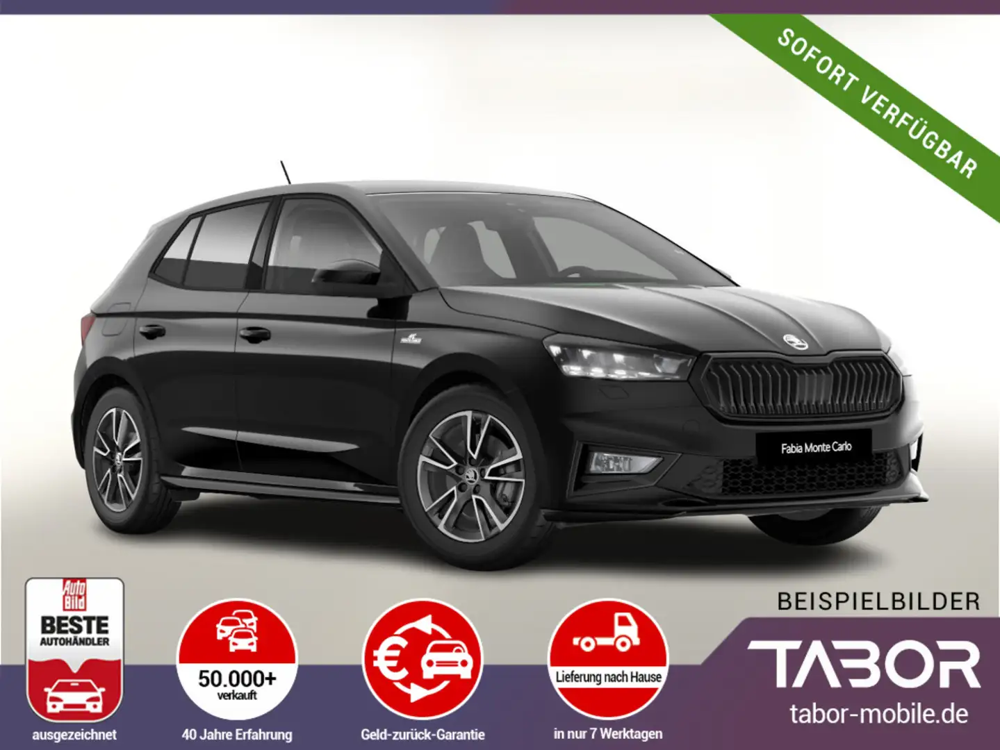 Skoda Fabia TSI 150 DSG MonteC ACC Kessy VirtC SHZ Kam Schwarz - 1
