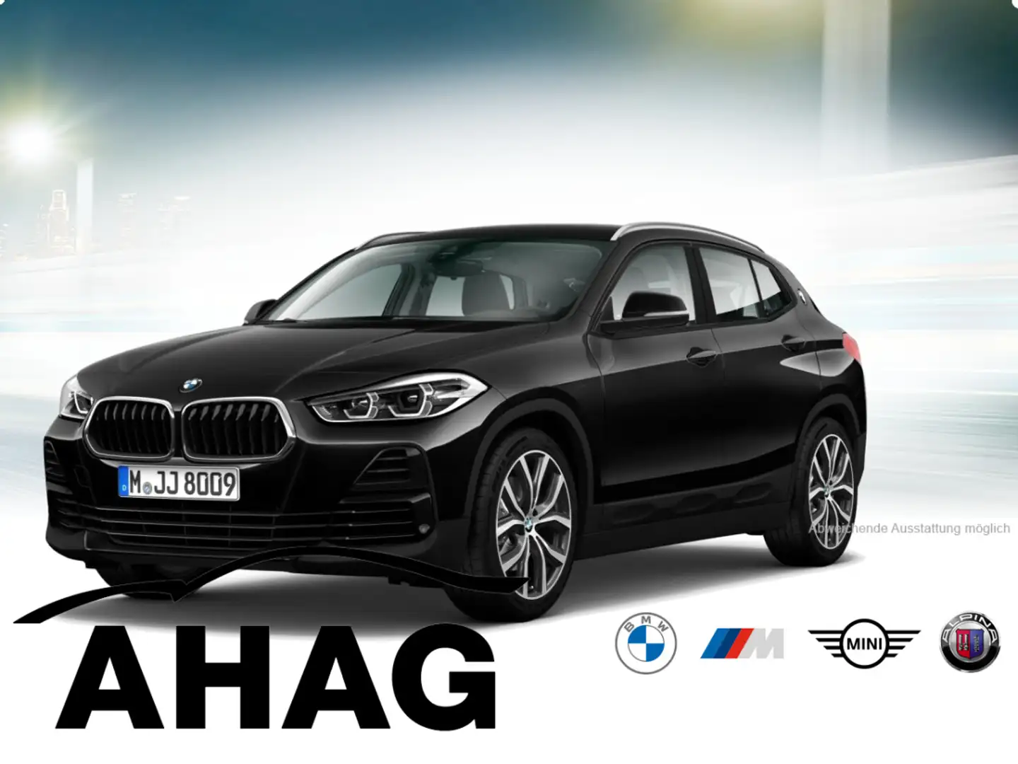 BMW X2 sDrive20i Steptronic DCT EDC Klimaaut. AHK Schwarz - 2