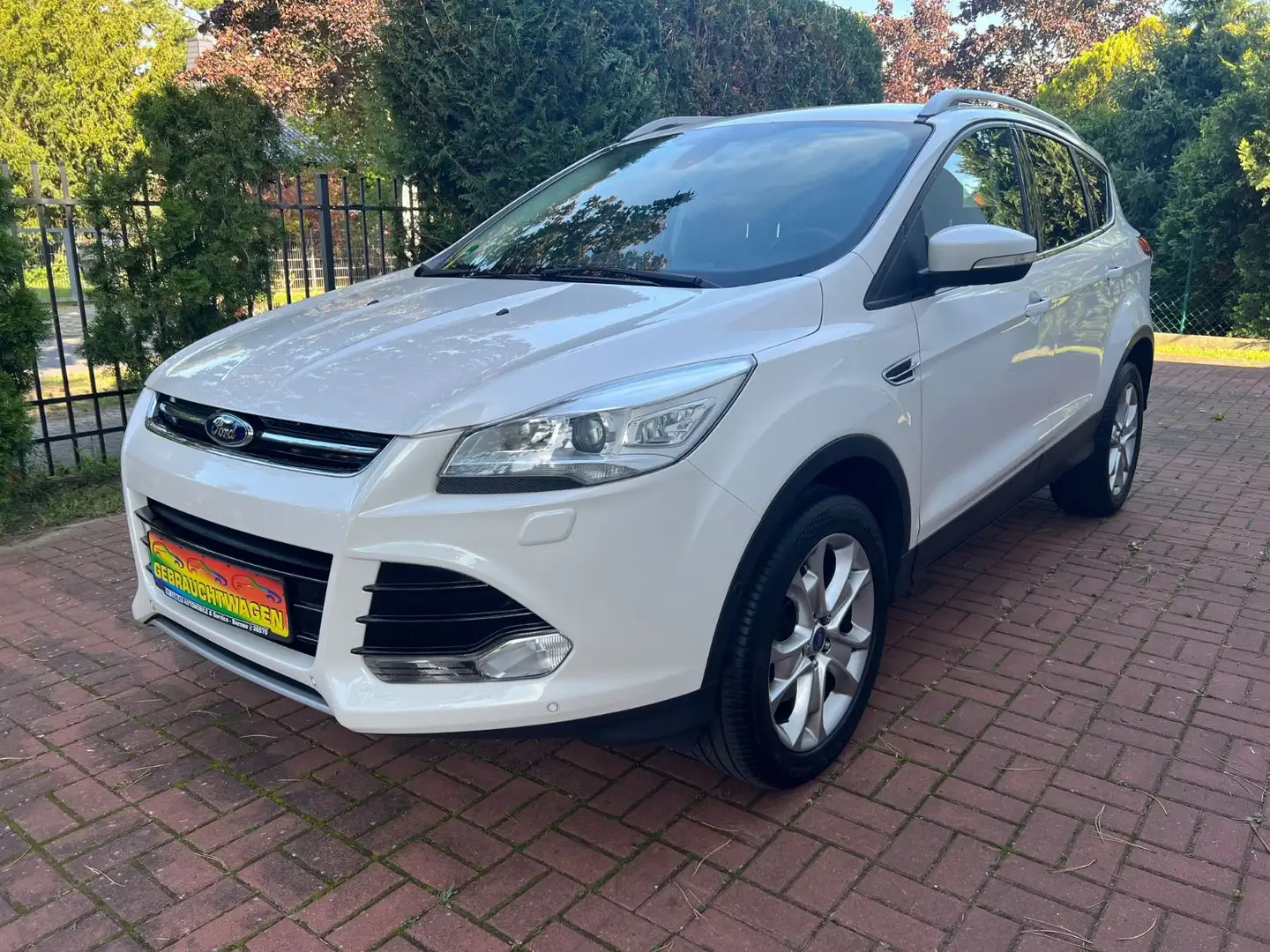 Ford Kuga 2,0 TDCI Titanium 4x4 Automatik Weiß - 2