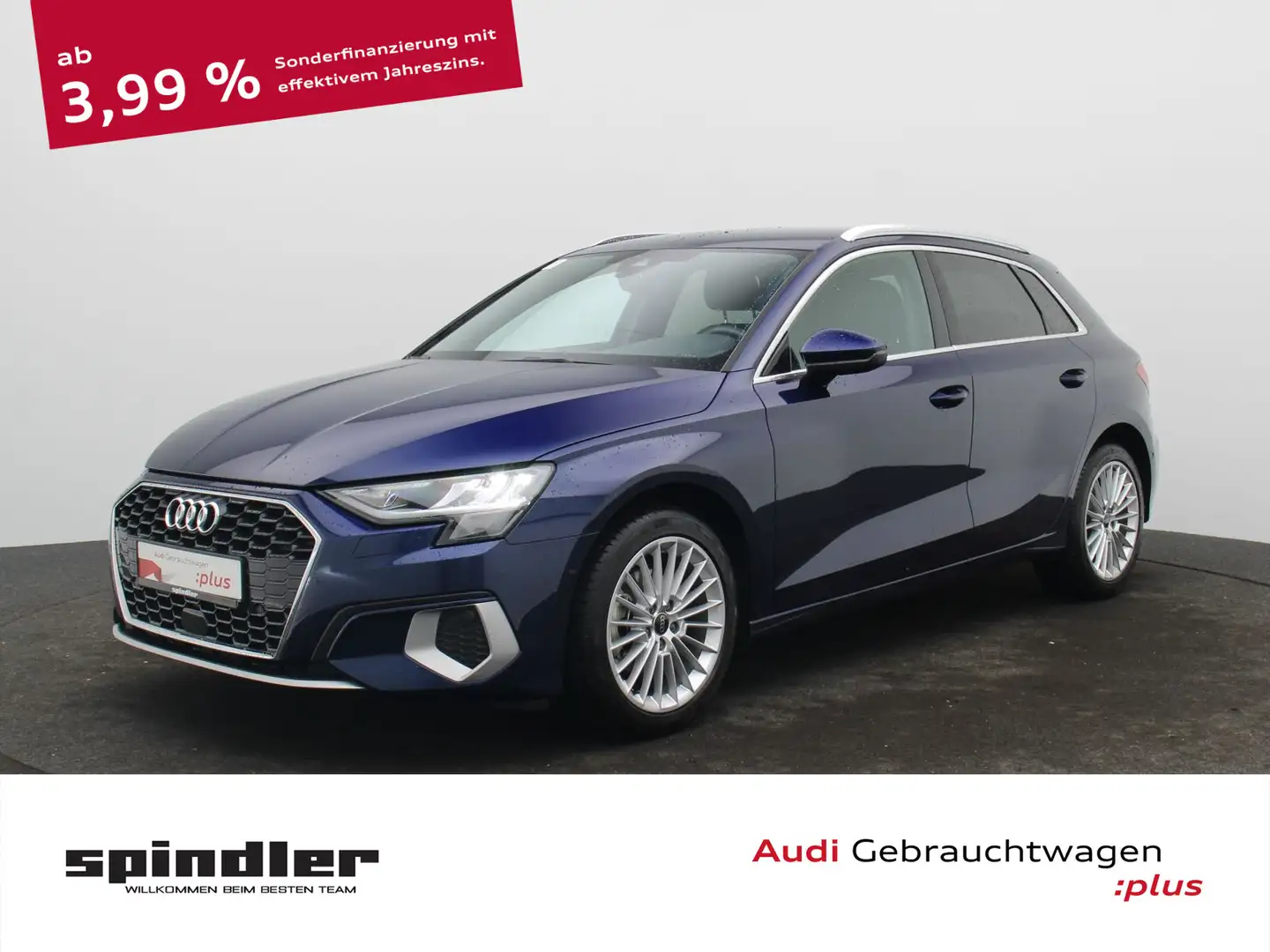 Audi A3 advanced 35 TFSI S-tronic / AHK Blau - 1