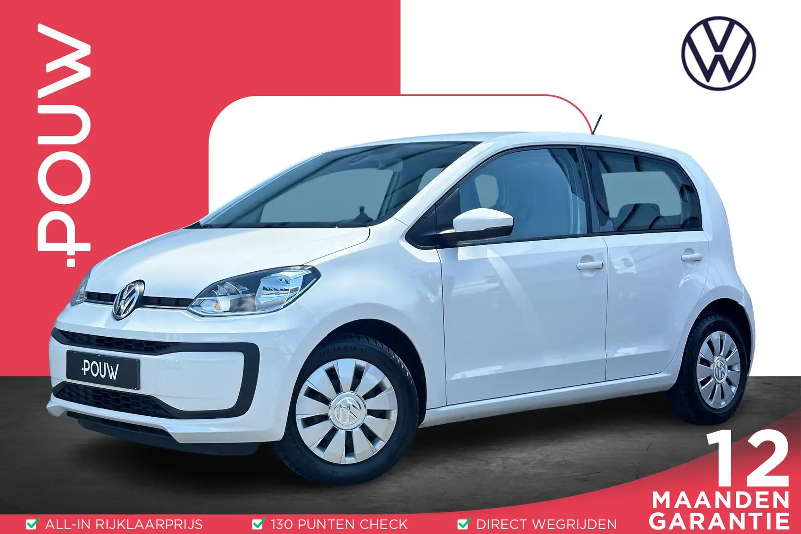 Volkswagen up! 1.0 60pk Move up! | Airco | Bluetooth | DAB Weiß - 1