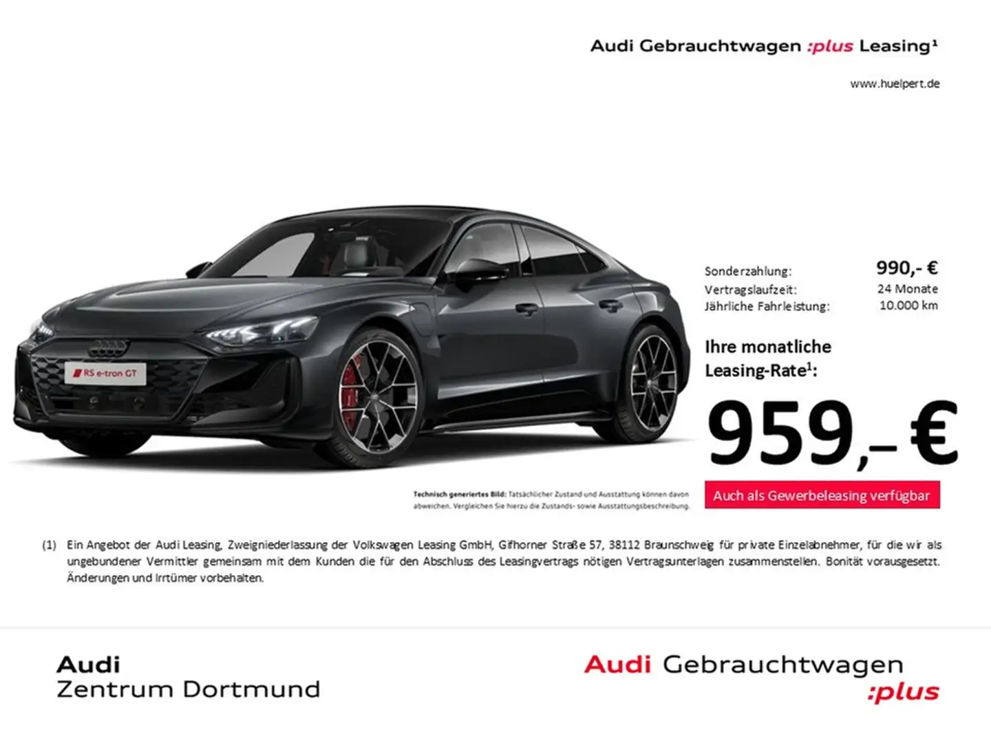 Audi RS e-tron GT quattro CARBONDACH B&O 360°CAM LM21 Grau - 1