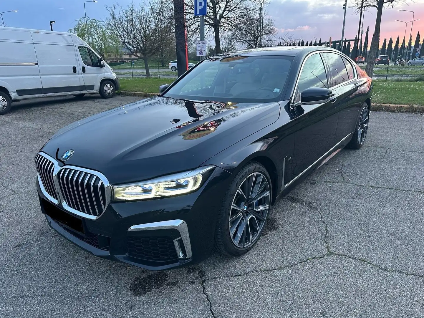 BMW 730 730d xdrive auto Bleu - 1